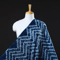  Blue Tie & Dye Pure Cotton Shibori Fabric Online