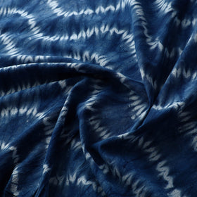  Blue Tie & Dye Pure Cotton Shibori Fabric 