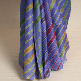  Leheriya Tie-Dye Tussar Silk Handloom Saree Online 