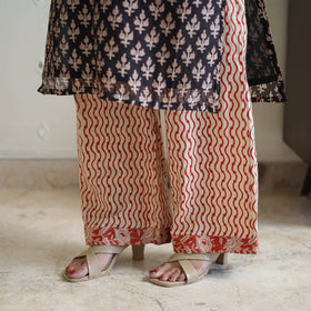 Buy Traditional Maheshwari Silk Bagru Print Kurta Set