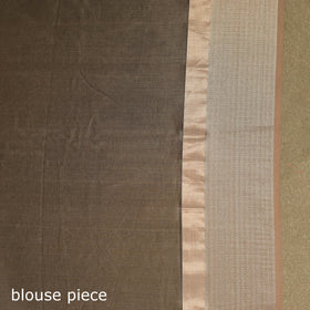 Blue - traditional mulberry silk handloom saree 53