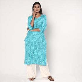 Buy Warli Printed Cotton Long Kurta Online l iTokri.com