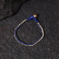 Blue - tribal odisha dokra threadwork bracelet 43