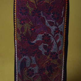 Blue - unstitched cotton bengal kantha handwork kurta