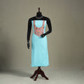 Blue Unstitched Plain Cotton Kurta Material