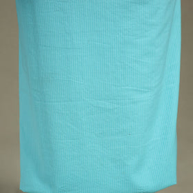 Blue Unstitched Plain Cotton Kurta Material