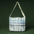 Blue Upcycled Weave Handmade Sling Bag