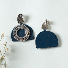 Blue - vaani handcrafted gs fabart earrings 23