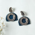 Blue - vaani handcrafted gs fabart earrings 23