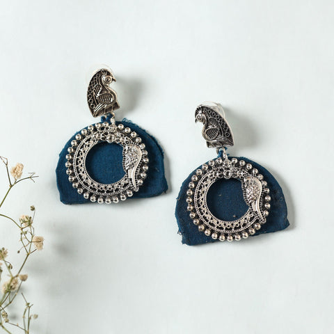 Blue - vaani handcrafted gs fabart earrings 23