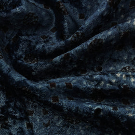 Velvet natural dyed hand fabric 18 - handcrafted