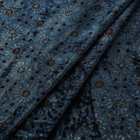 Velvet natural dyed hand fabric 18 - handcrafted