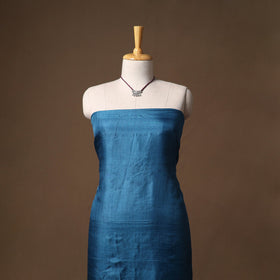 Vidarbha tussar silk handloom plain 2pc unstitched dress