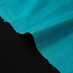 Blue - vidarbha tussar x ghicha silk handloom fabric 09