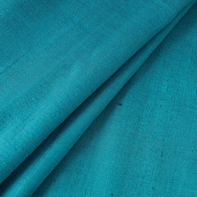 Blue - vidarbha tussar x ghicha silk handloom fabric 09