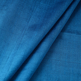 Blue - vidarbha tussar x ghicha silk handloom fabric 17