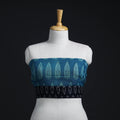 Blue - woollen akola blouse piece 26 - handcrafted