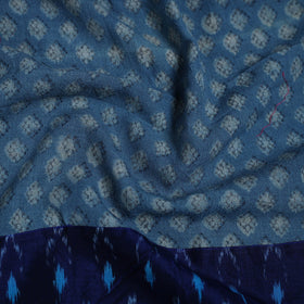 Buy Blue Block Print Woollen Akola Blouse Piece 