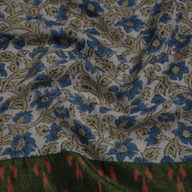 Blue - woollen blouse piece 65 - handcrafted