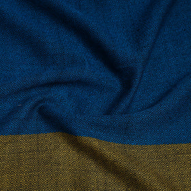 Blue - woollen plain blouse piece 16 - handcrafted