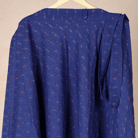 Blue Wrap Around Cotton Pochampally Ikat Skirt