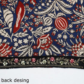 Buy Zardozi Hand Embroidered Kalamkari Cotton Blouse Piece 08 Online at iTokri.com