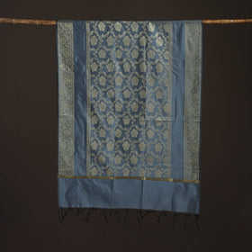 Zari work banarasi silk dupatta 19 - handcrafted