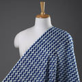  Blue Zigzag Jaipur Printed Cotton Fabric 