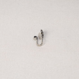  Brass Base Oxidised Antique Silver Finish Nose Clip-on 