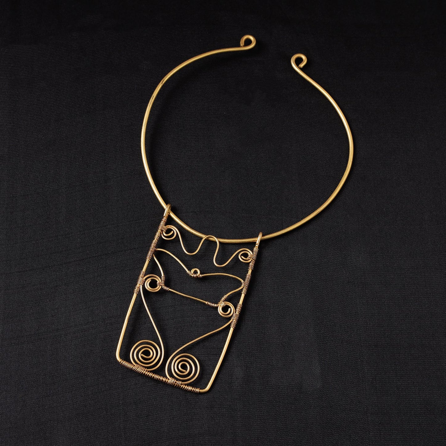 dokra choker necklace