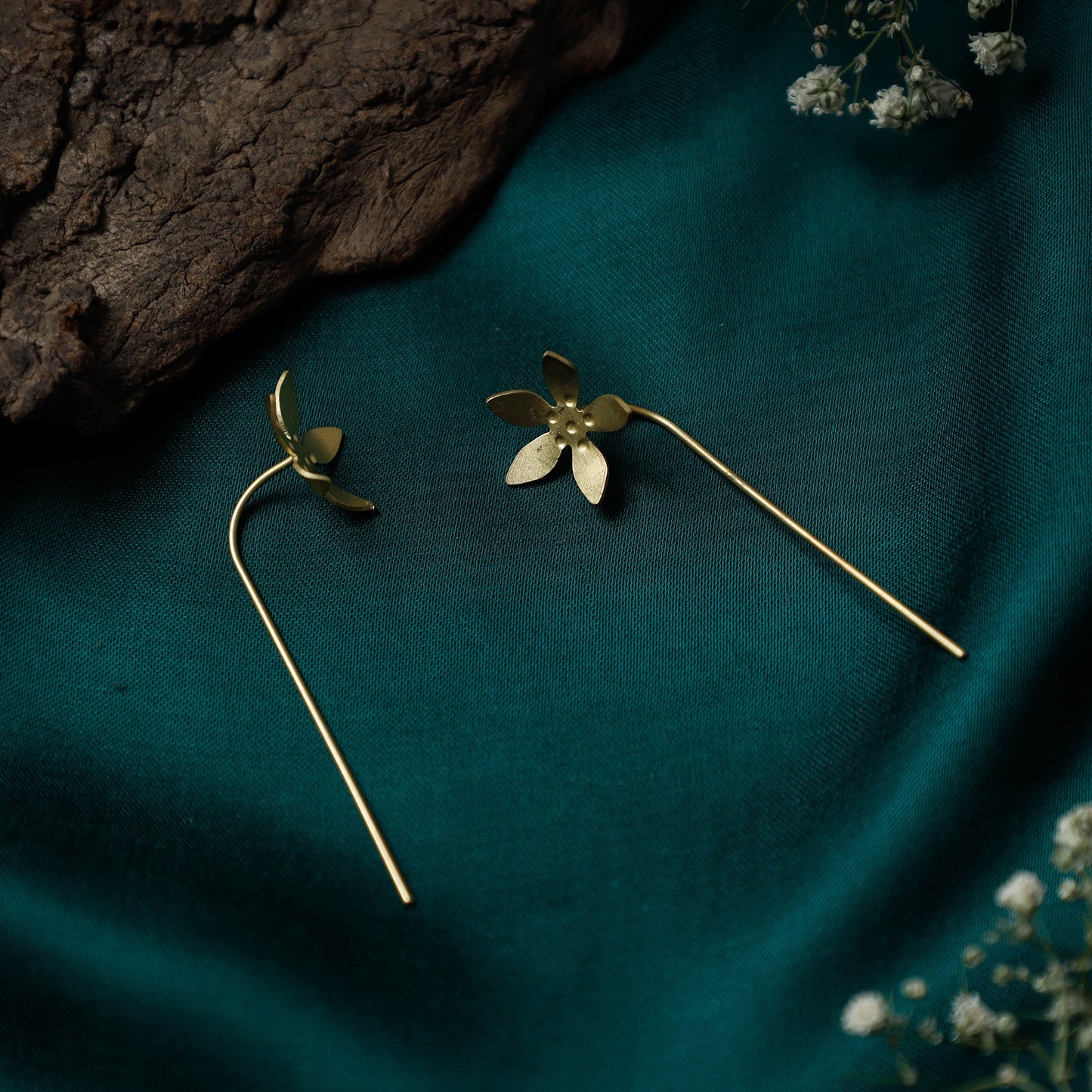 Brass metal handcrafted dokra earrings