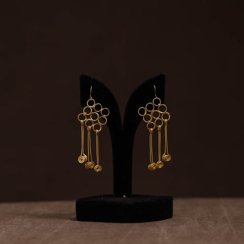 Brass metal handcrafted earrings 33