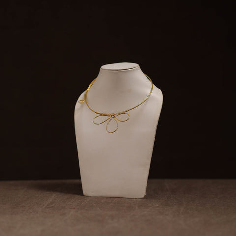 Brass metal handcrafted hasli necklace 107