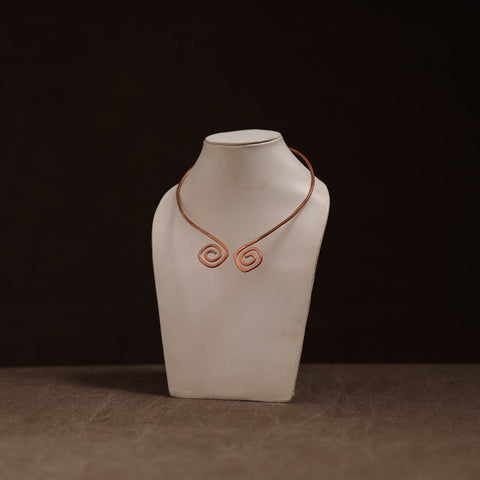 Brass metal handcrafted hasli necklace 112