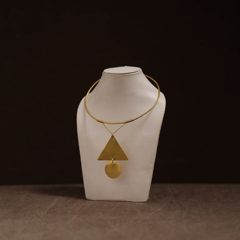 Brass metal handcrafted hasli necklace 126