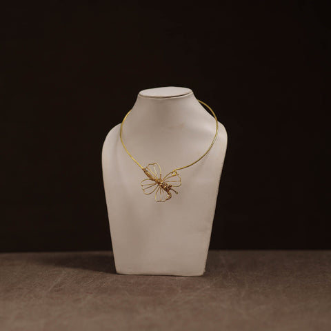 Brass metal handcrafted hasli necklace 152