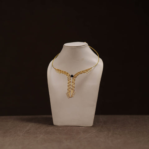 Brass metal handcrafted hasli necklace 153