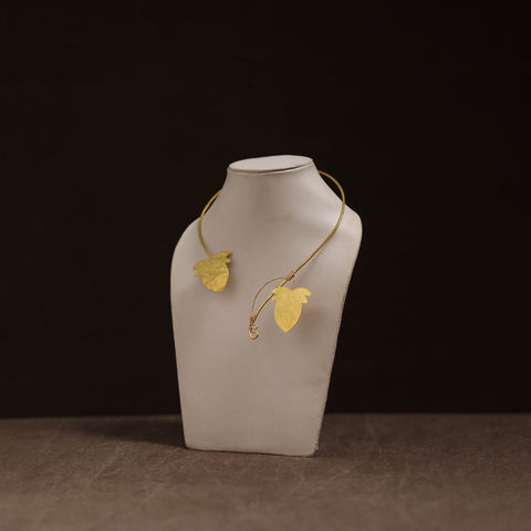 Brass metal handcrafted hasli necklace 155