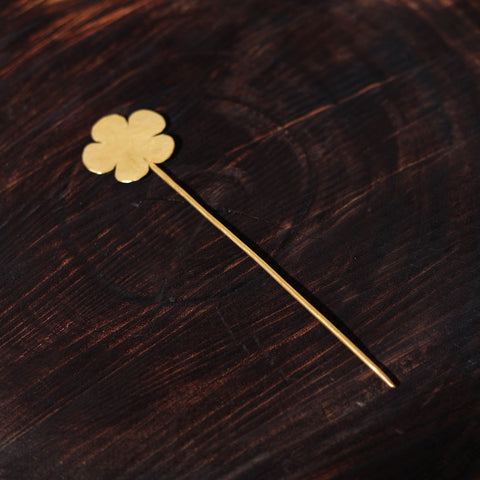 Buy Brass Metal Handcrafted Dokra Juda Pin