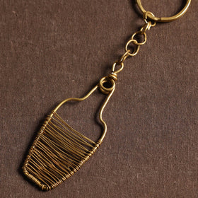  Brass Metal Handcrafted Dokra Keychain 