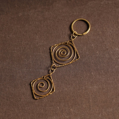  Brass Metal Handcrafted Dokra Keychain 