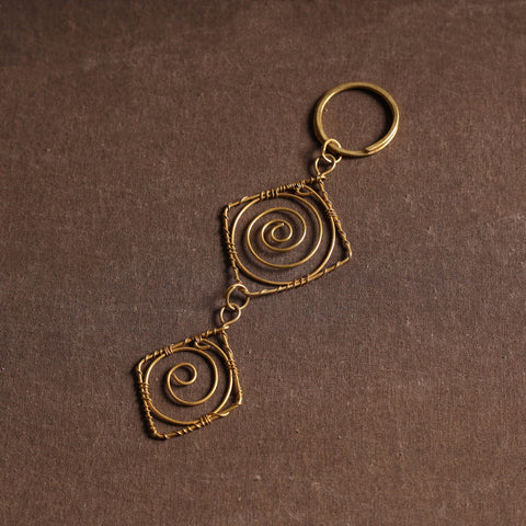  Brass Metal Handcrafted Dokra Keychain 