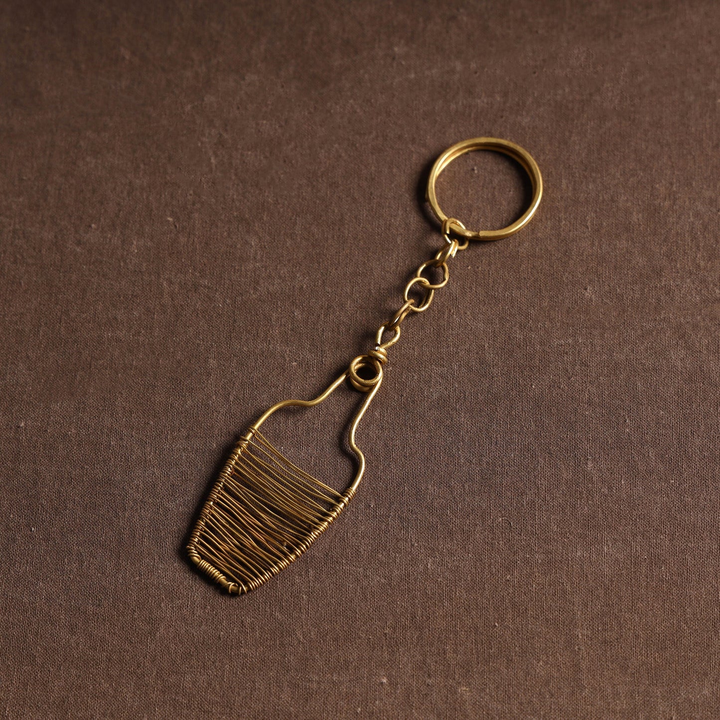  Brass Metal Handcrafted Dokra Keychain 