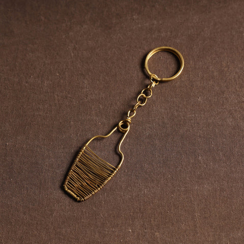  Brass Metal Handcrafted Dokra Keychain 