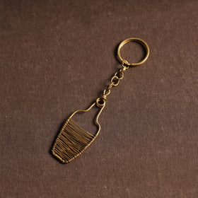  Brass Metal Handcrafted Dokra Keychain 