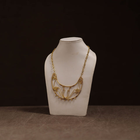 Brass metal handcrafted necklace 123