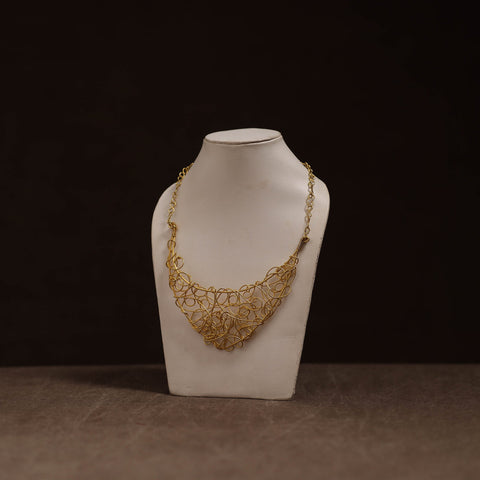 Brass metal handcrafted necklace 127