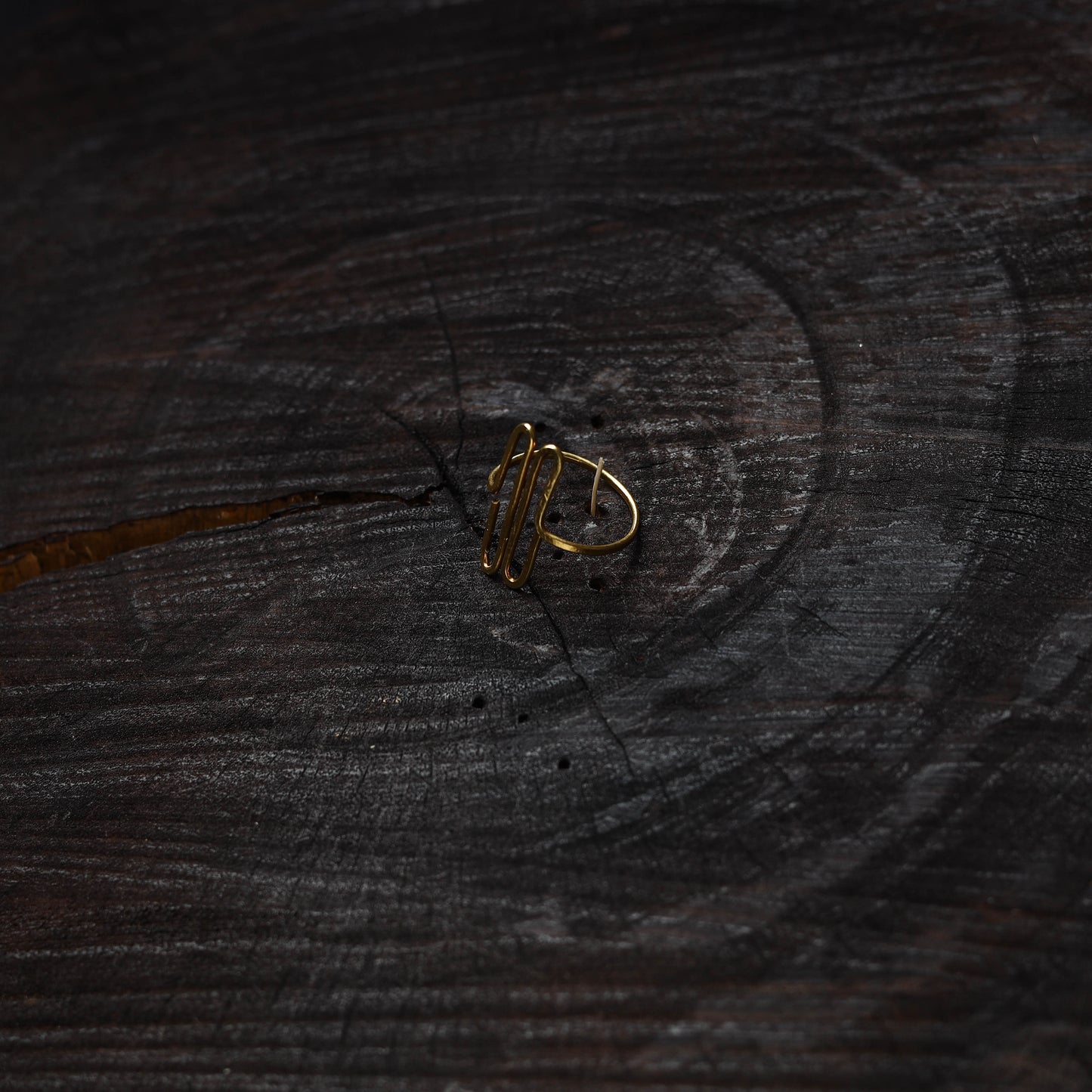 Buy Brass Metal Handcrafted Dokra Ring