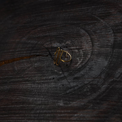 Buy Brass Metal Handcrafted Dokra Ring