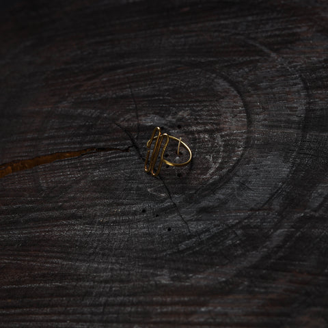 Buy Brass Metal Handcrafted Dokra Ring